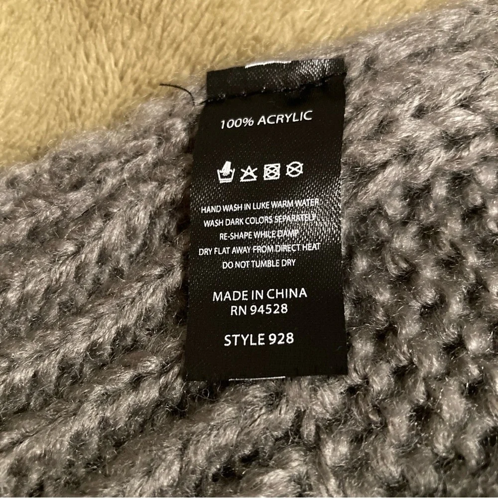NWOT Vintage Unbranded Knit Scarf